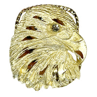 Vintage Handmade Golden Eagle Western Scarf Slider