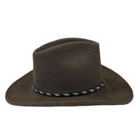 Crushable Brown Felt Western Hat