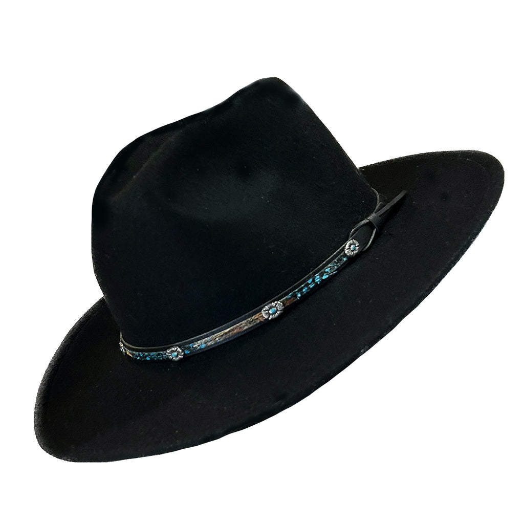 Rockmount Crushable Black Felt Denver Western Cowboy Hat display picture 3