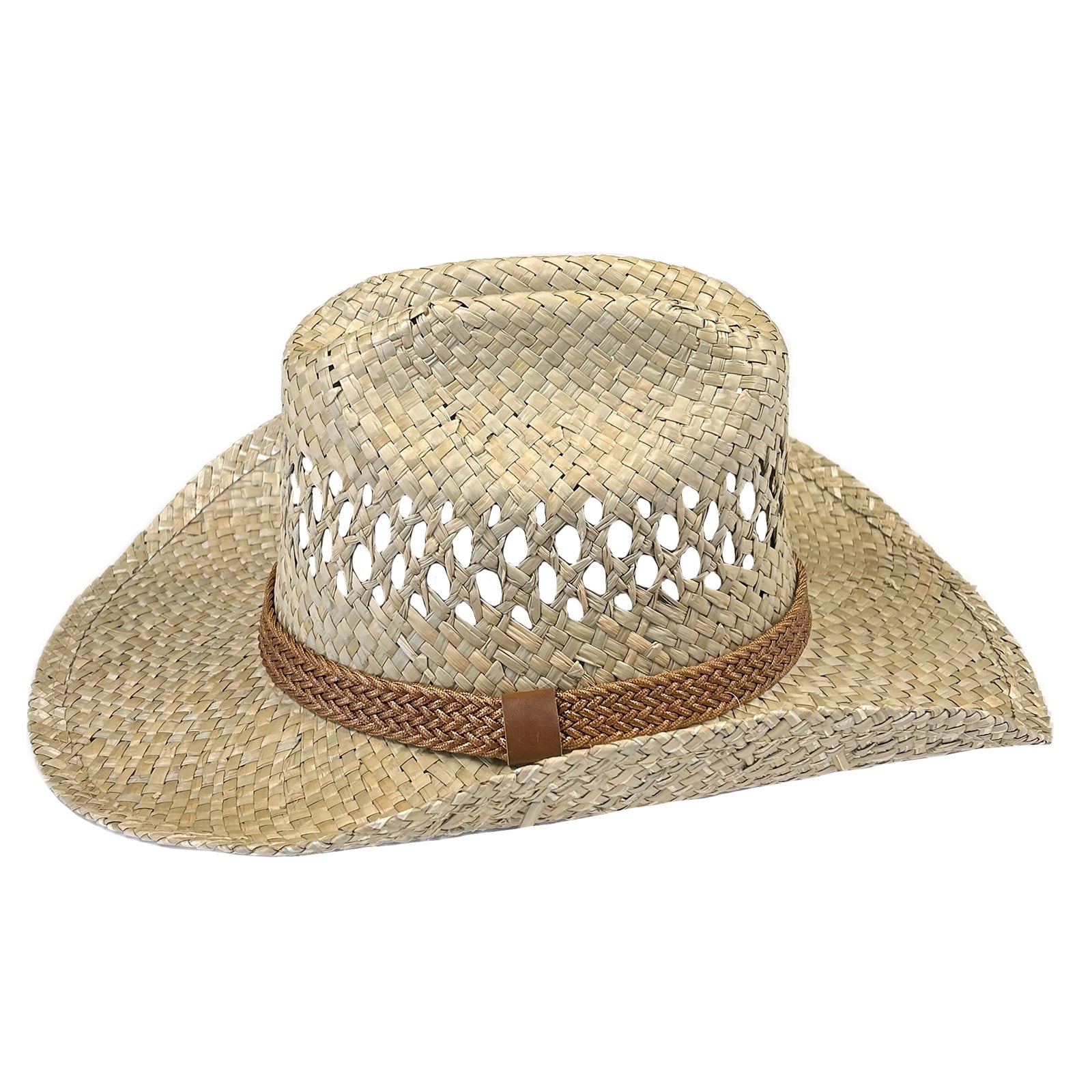 Raffia Straw Western Hat