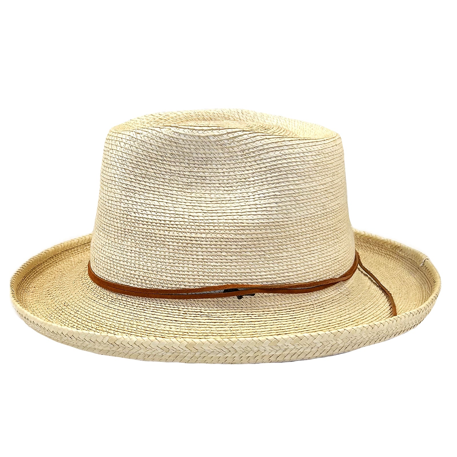 Fine Palm Leaf Straw Western Hat