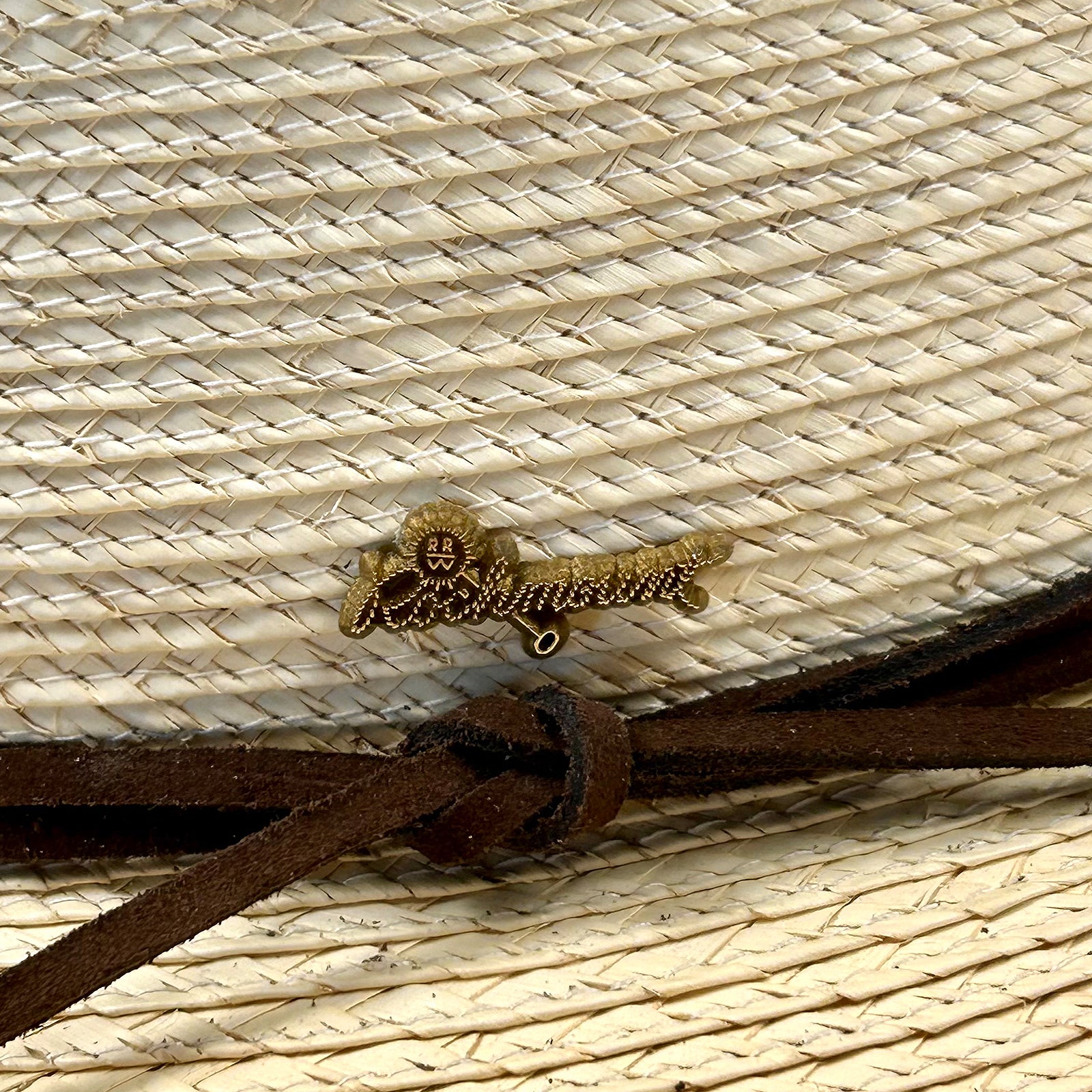 Fine Palm Leaf Straw Cowboy Hat