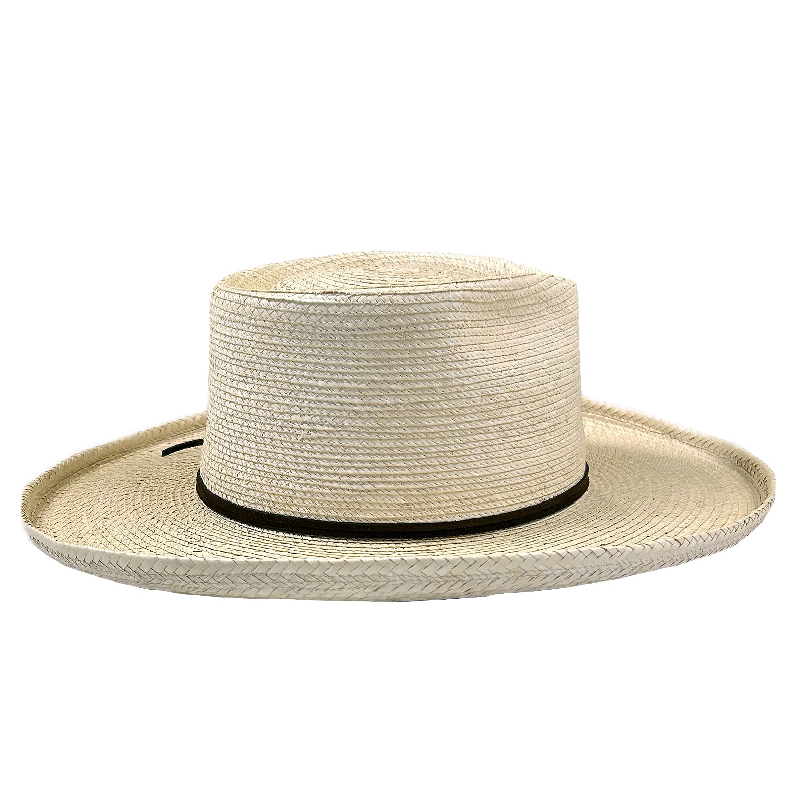 Fine Palm Leaf Straw Cowboy Hat