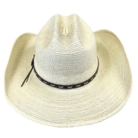 Straw Palm X Band Rolled Cowboy Hat