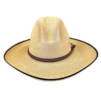 Fine Palm Straw Golden Gus Western Hat