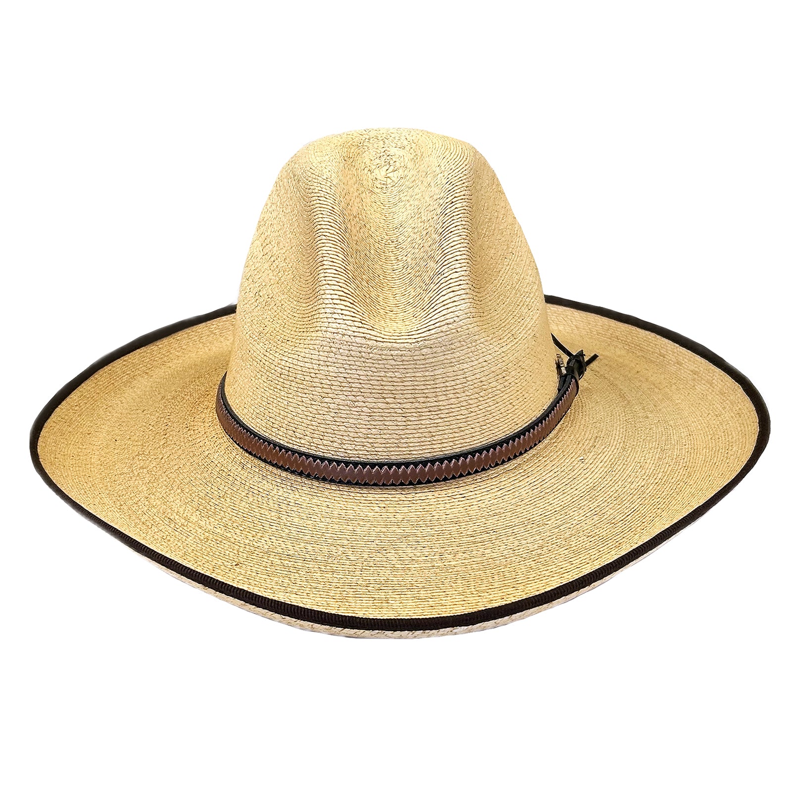 Fine Palm Straw Golden Gus Western Hat