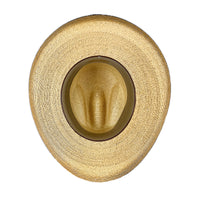 Fine Palm Straw Golden Gus Western Hat