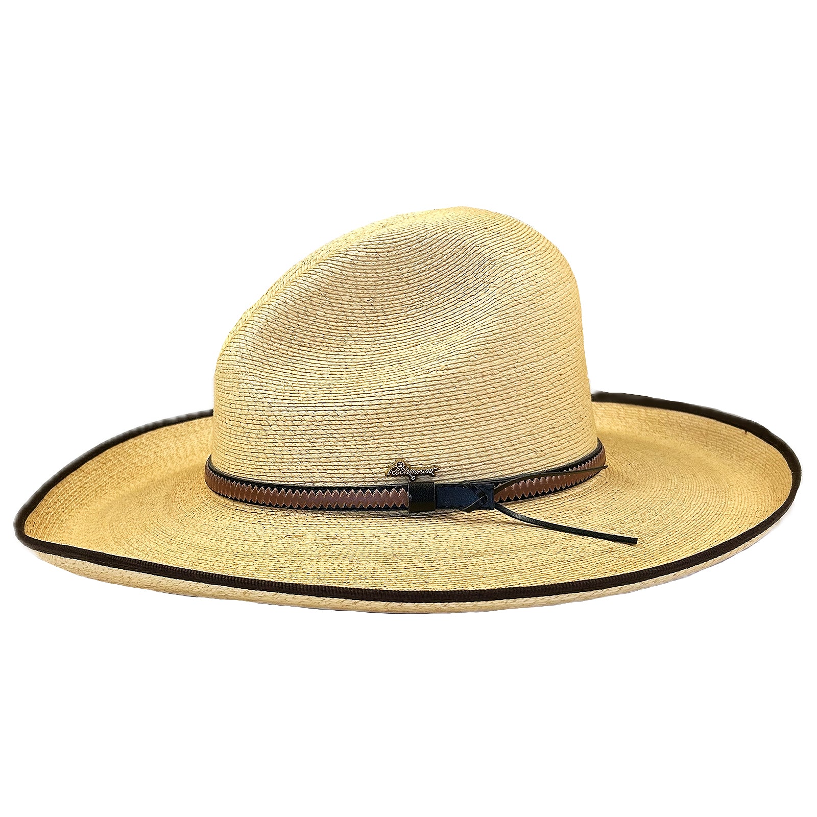 Fine Palm Straw Golden Gus Western Hat