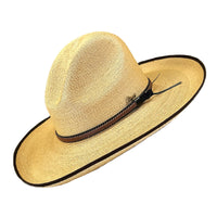 Fine Palm Straw Golden Gus Western Hat