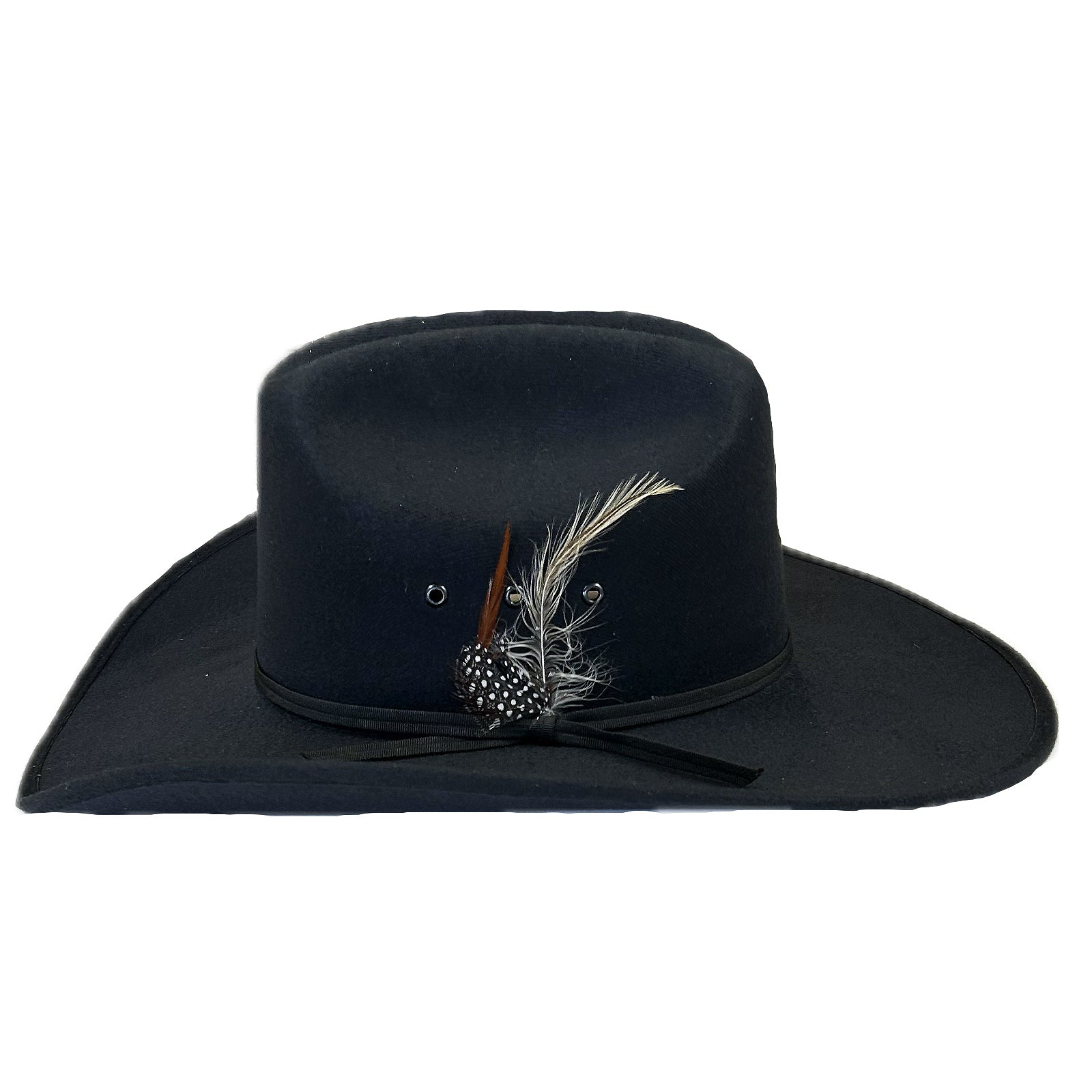 Black Ultra-Felt Western Hat