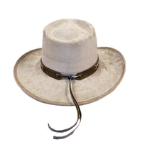 Suede Canyon Western Hat in Beige