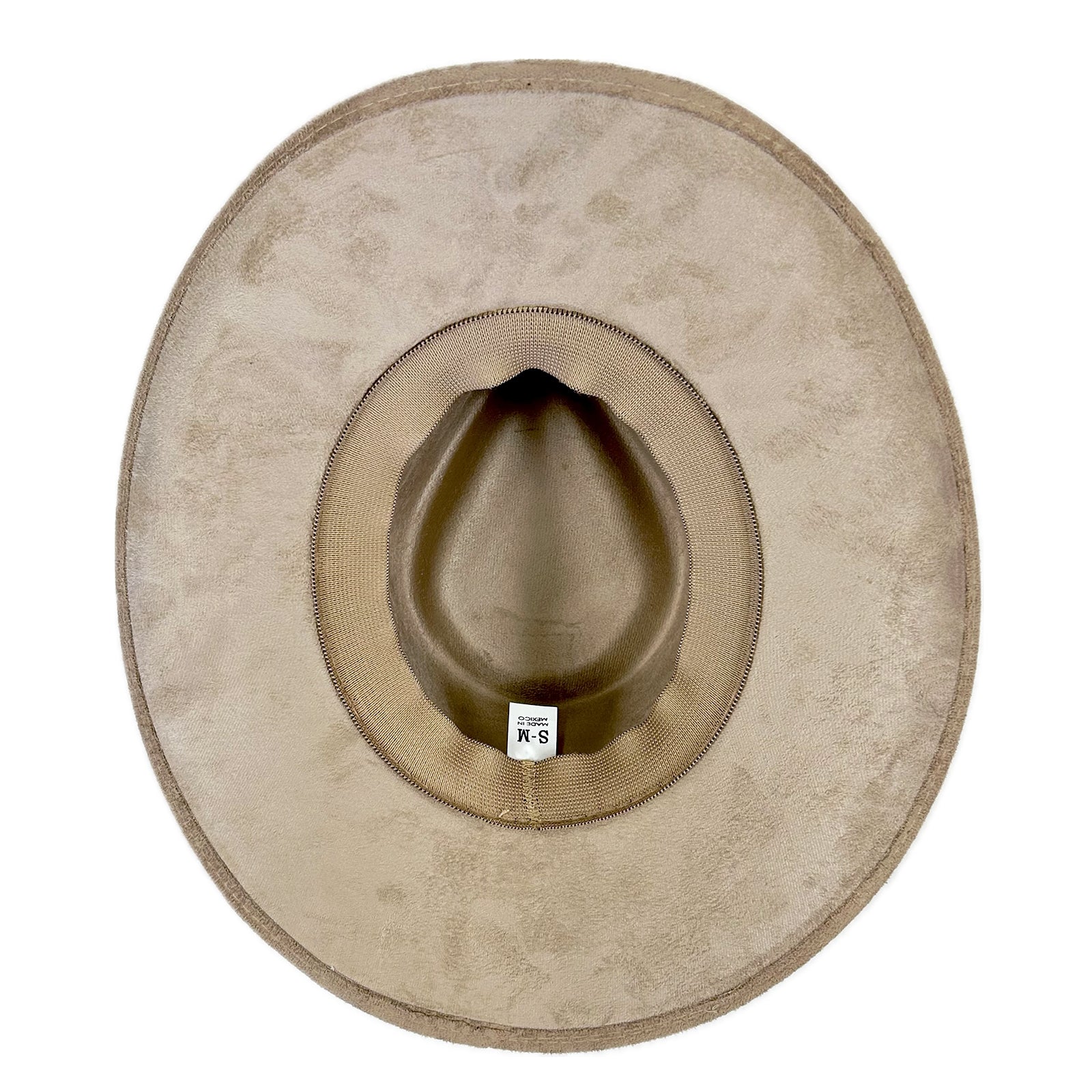 Suede Canyon Western Hat in Beige