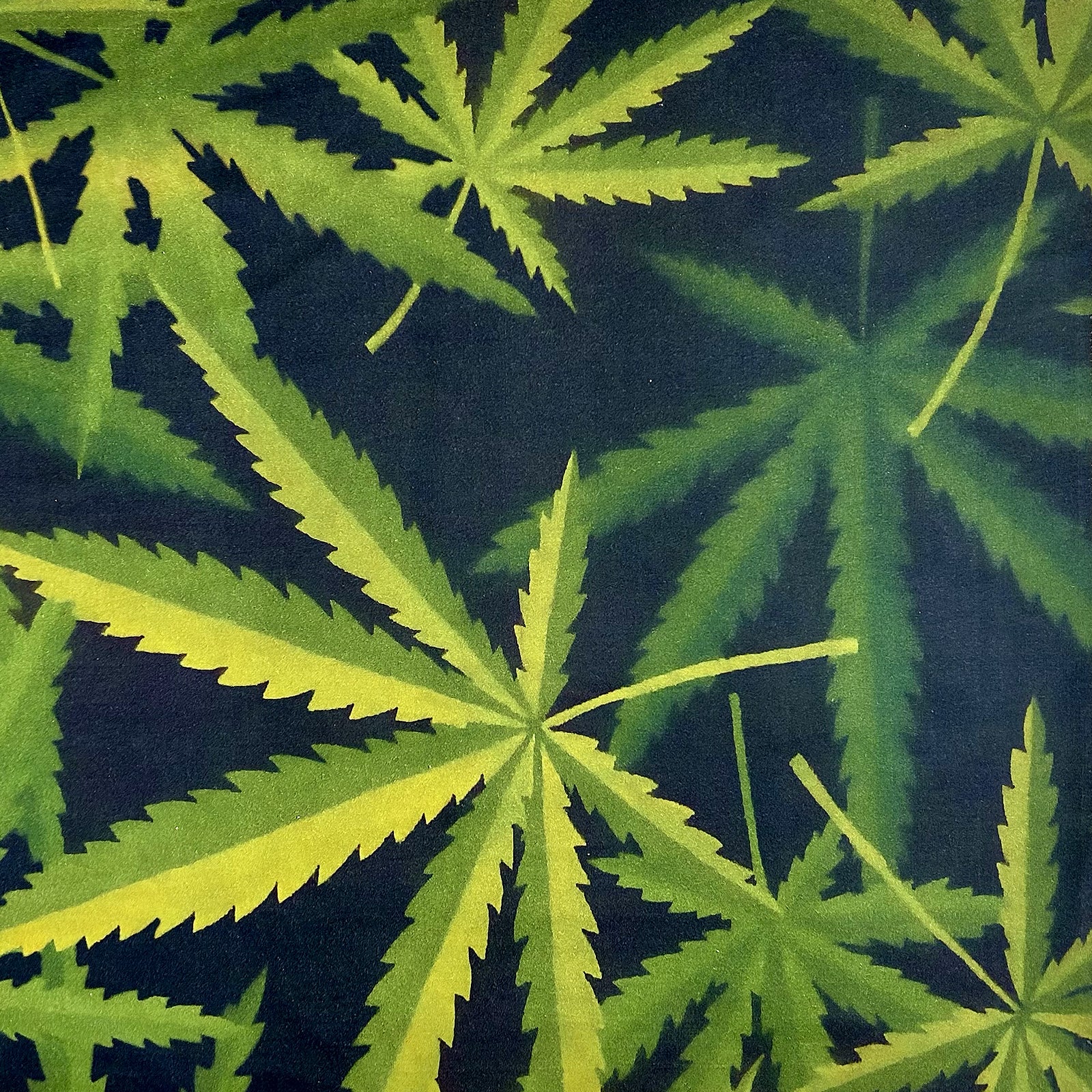 Cannabis Print Western Cotton Bandana
