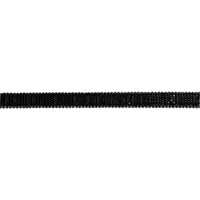 Black Tapered Rhinestone Genuine Leather Western Belt