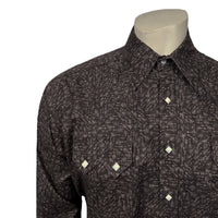 Men's Greige Follow Your Arrow Print Western Shirt