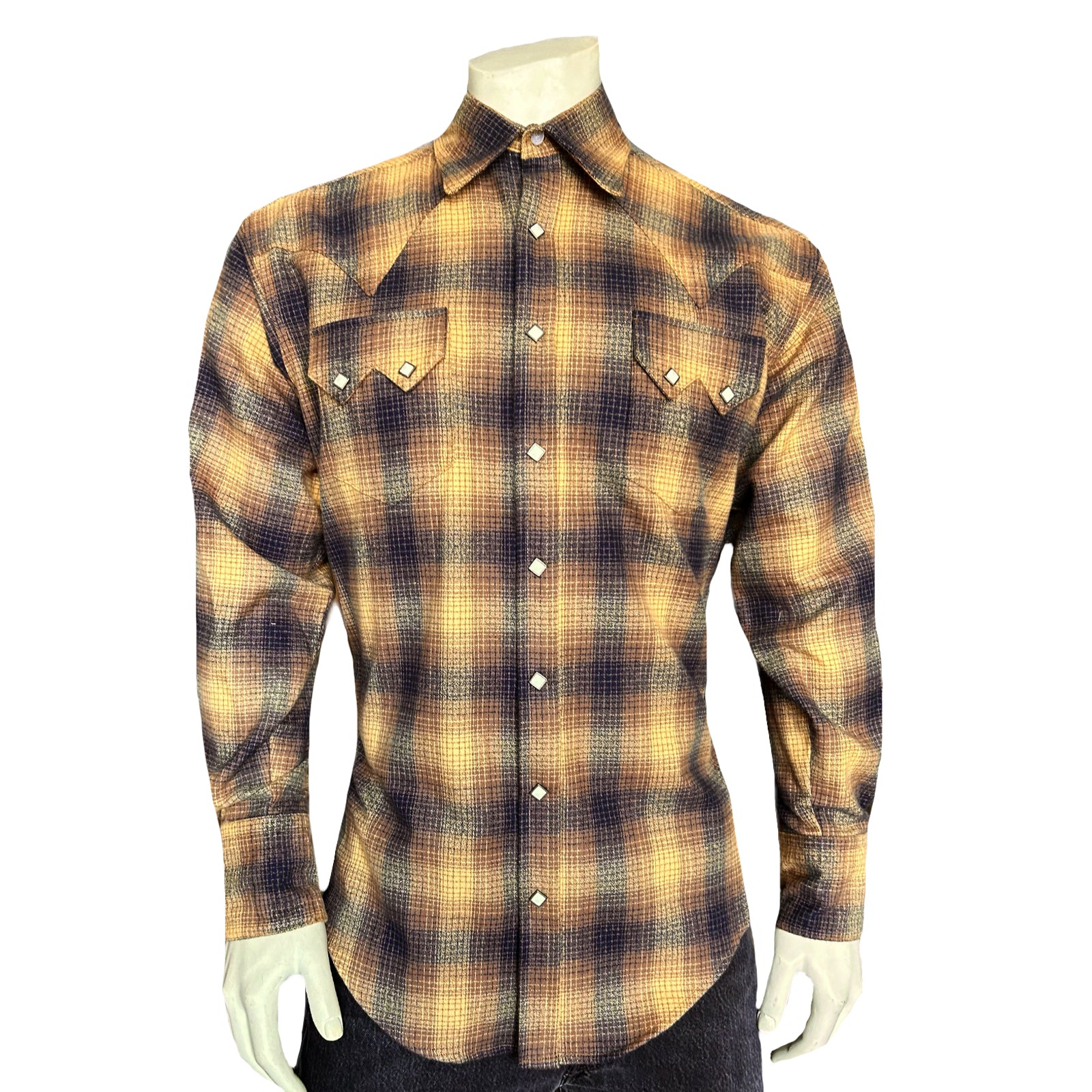 Men's Toast Plush Flannel Plaid Western Shirt