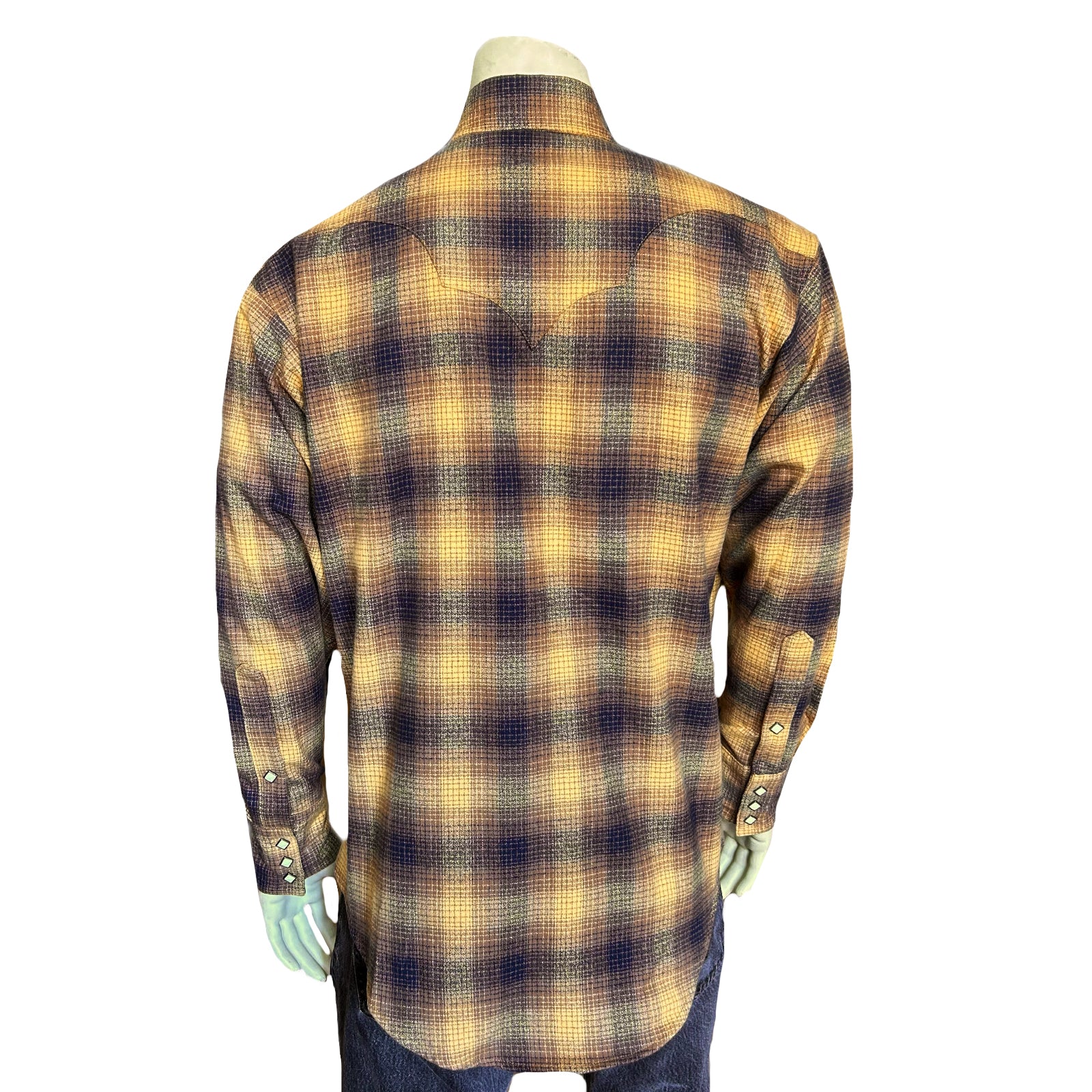 Men's Toast Plush Flannel Plaid Western Shirt