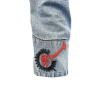 Men’s Rockmount Vintage Denim Bronc Embroidered Western Shirt
