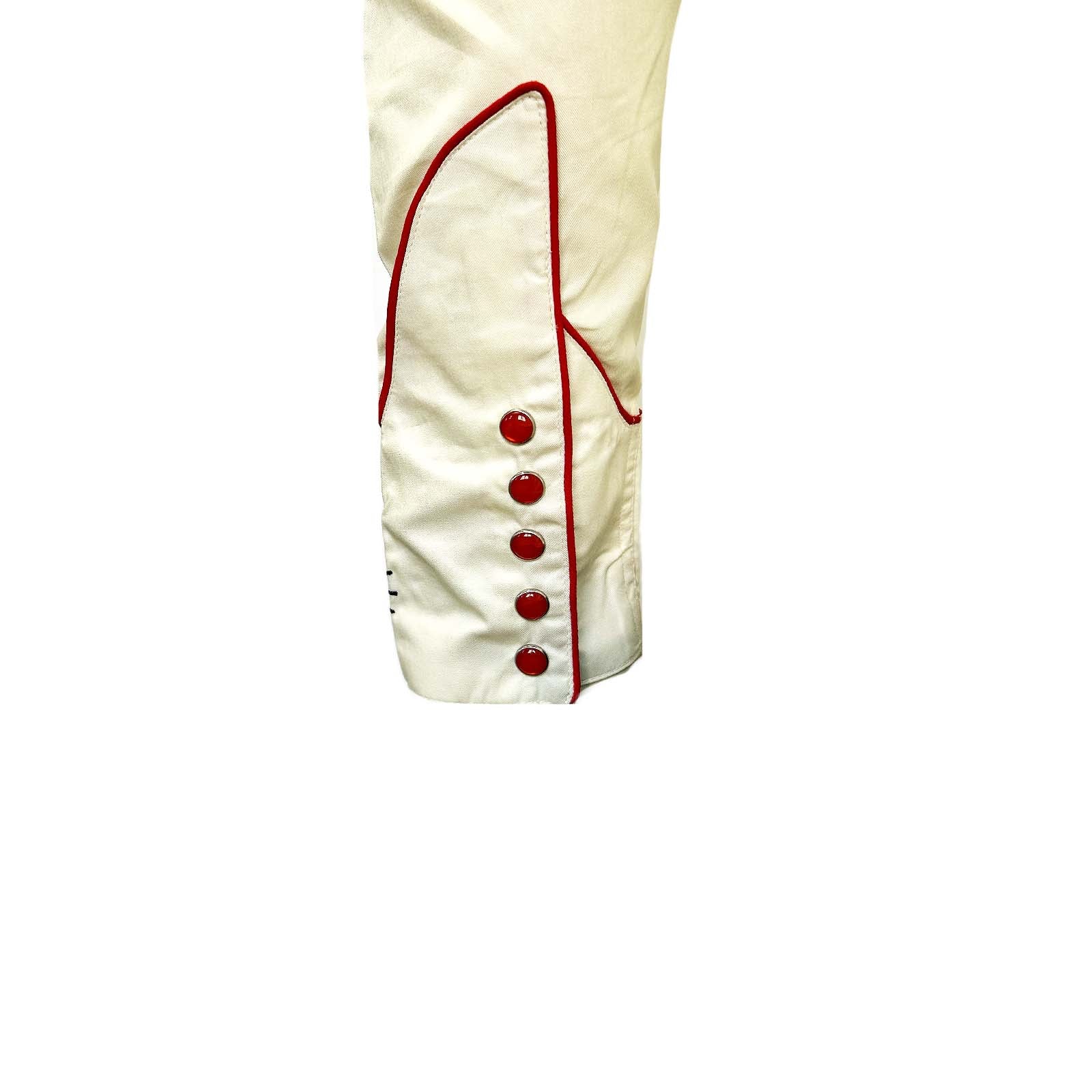 Men’s Rockmount Vintage Ivory Bronc Embroidered Western Shirt