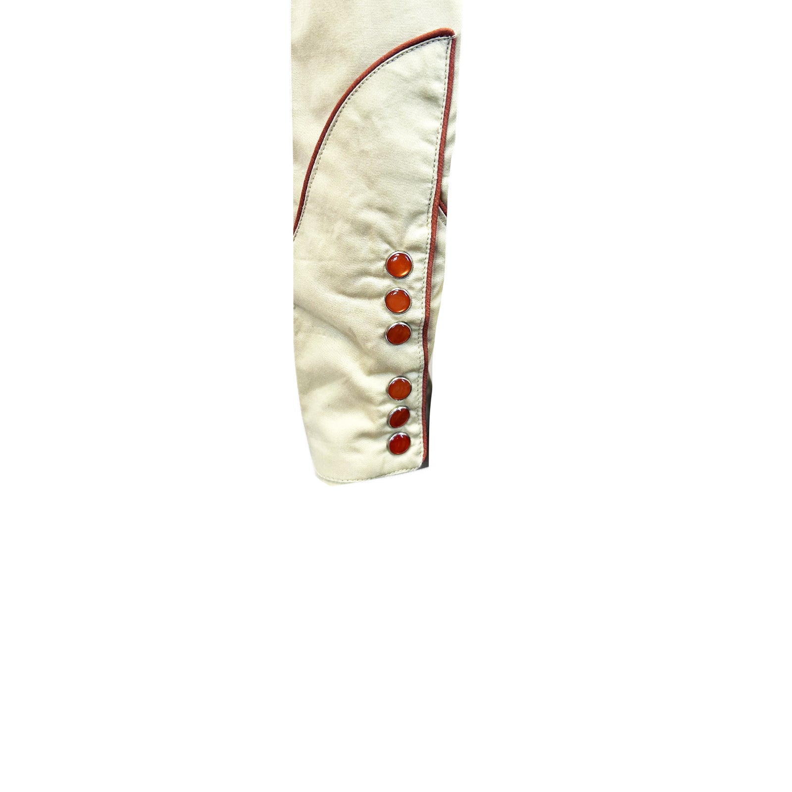 Men’s Khaki Guitar, Boot & Hat Embroidered Western Shirt