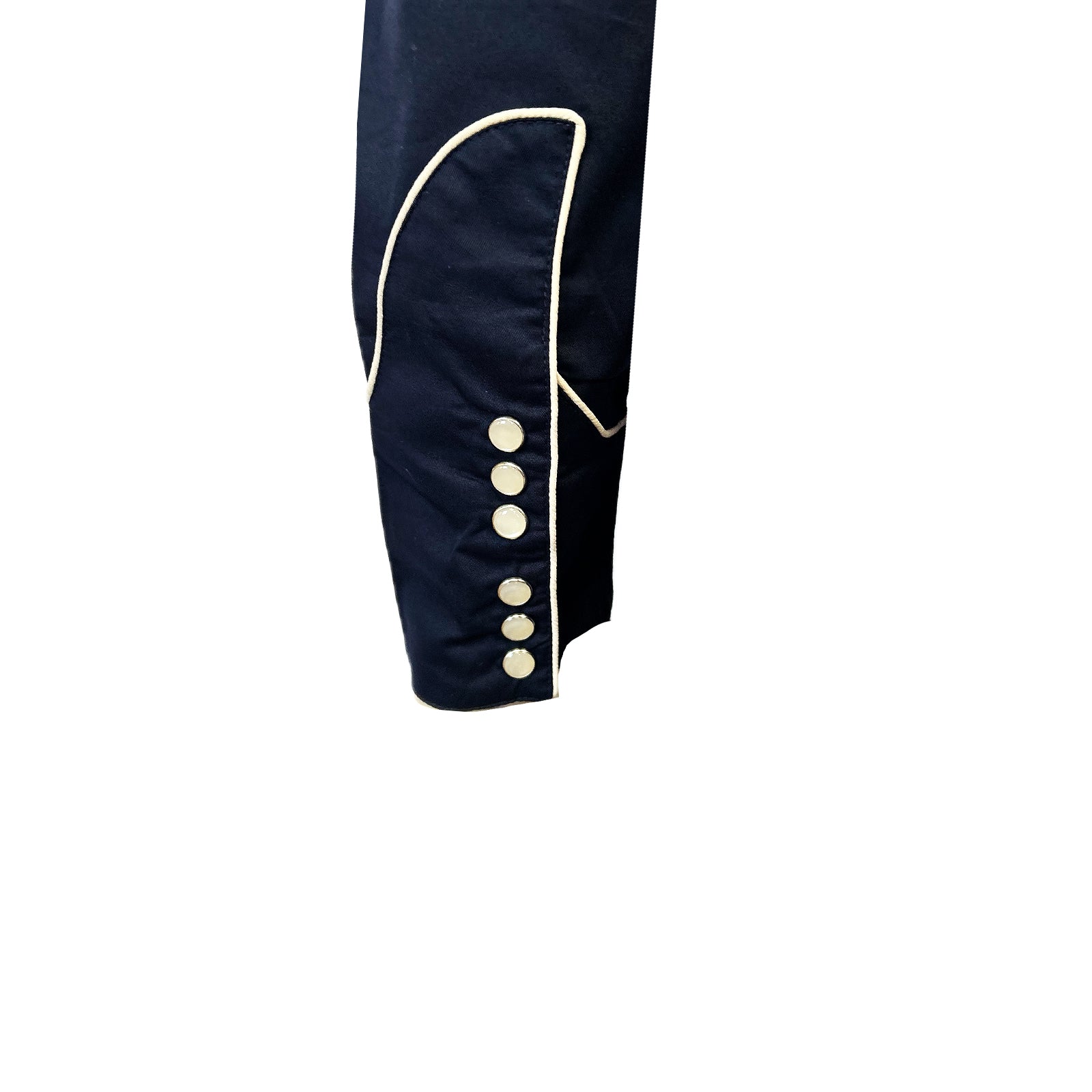 Men’s Navy Guitar, Boot & Hat Embroidered Western Shirt