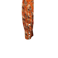 Men’s Riders Rust Print Western Shirt