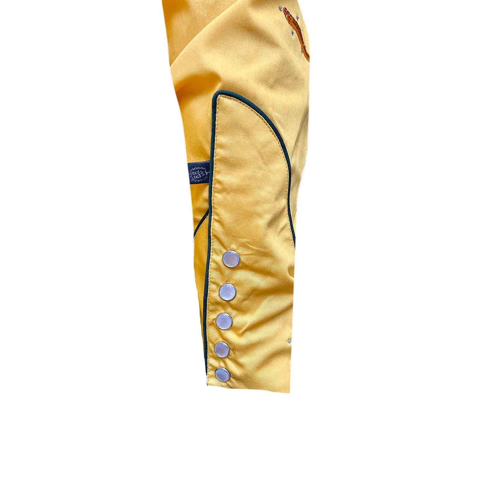 Men's Porter Wagoner Gold Embroidered Western Shirt