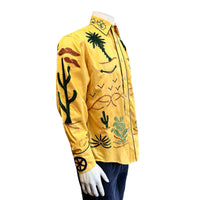Men's Porter Wagoner Gold Embroidered Western Shirt