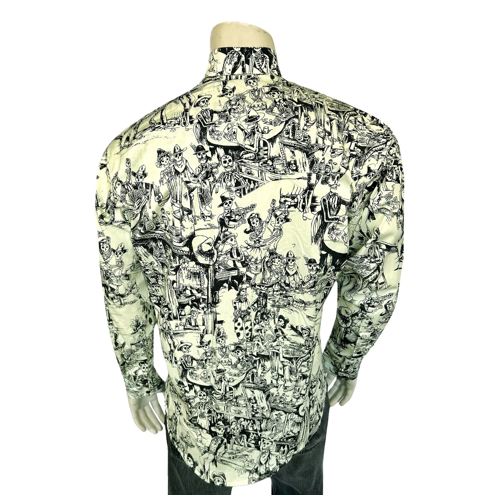Men's Deadwood Saloon Print Western Shirt