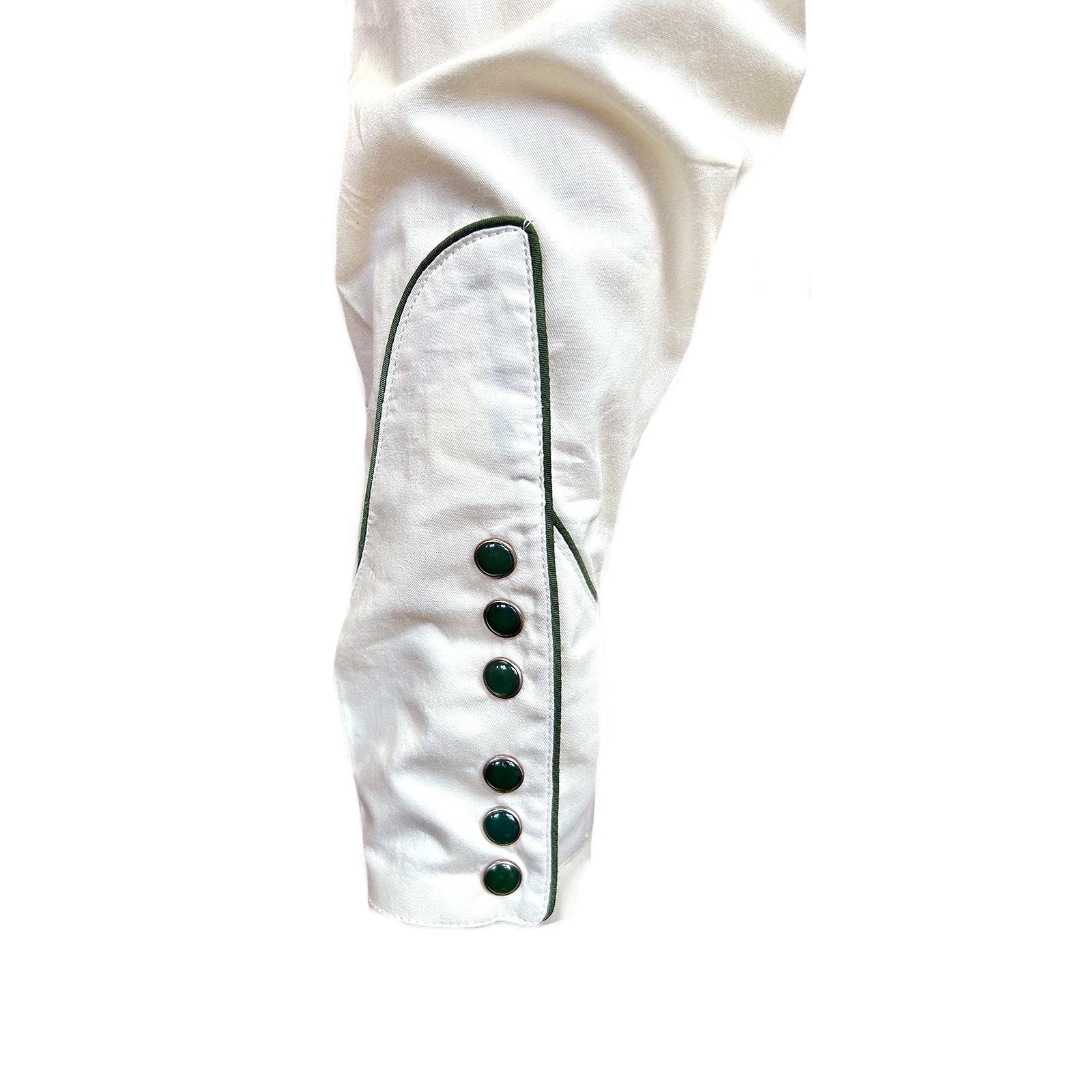 Men’s Ivory Agave Cactus Floral Embroidered Western Shirt