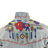 Men’s American Bison Denim Embroidered Western Shirt