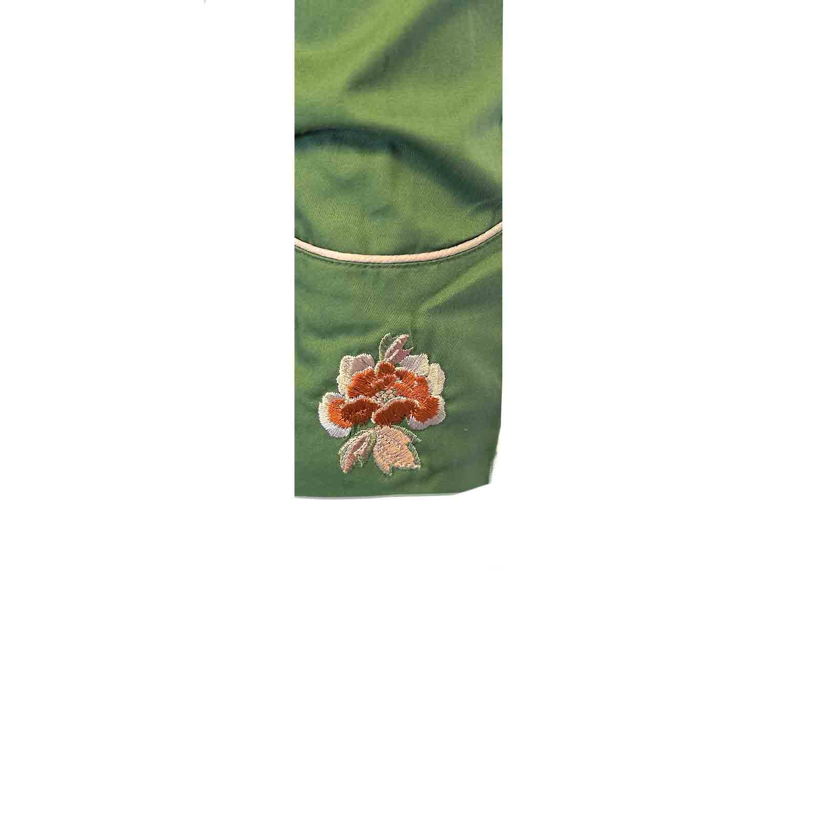 Men’s Green Sunrise Boot & Floral Embroidered Western Shirt