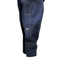 Men's Black Rayon Western Shirt