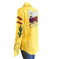 Women's Porter Wagoner Gold Embroidered Western Shirt
