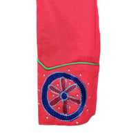 Women's Red Porter Wagoner Embroidered Western Shirt