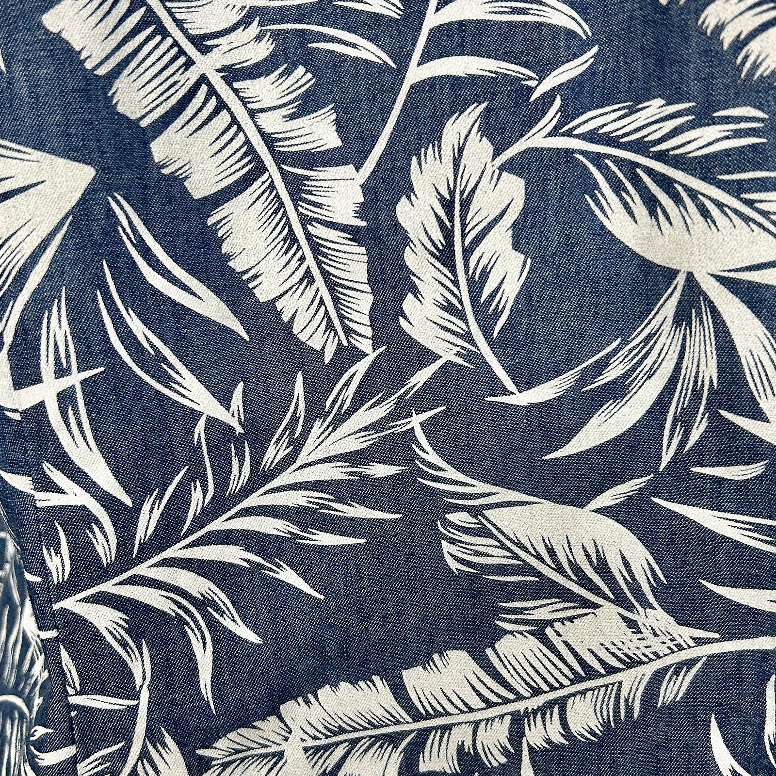 Women's Denim Floral Print Western Shirt