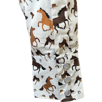 Men's Horse Print Western Shirt