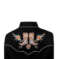 Women’s Sunrise Boot & Floral Embroidered Western Shirt