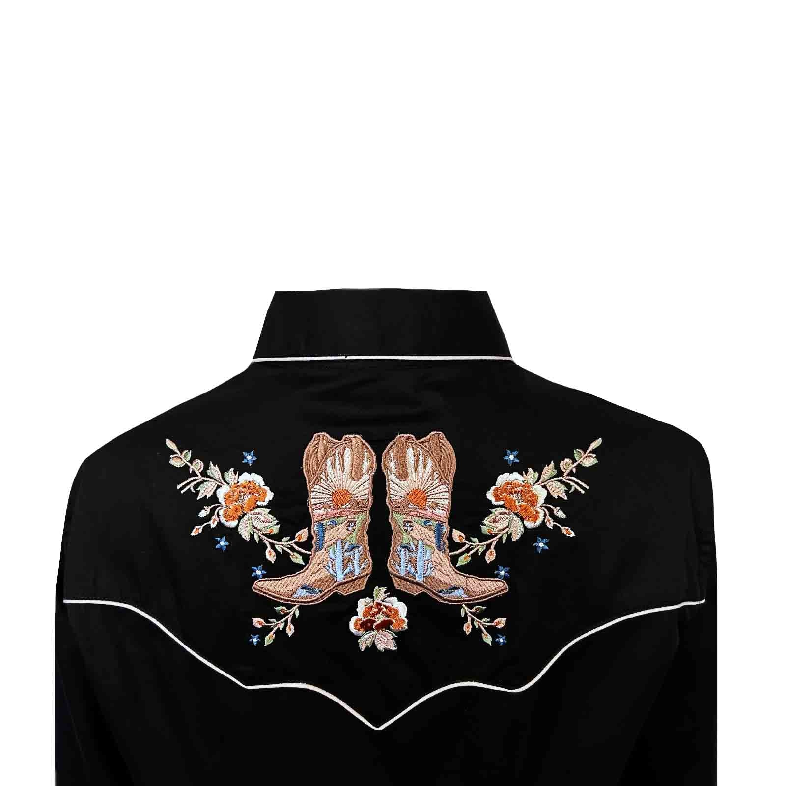 Women’s Sunrise Boot & Floral Embroidered Western Shirt