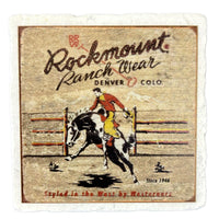 Rockmount Bronc Western Marble Coaster