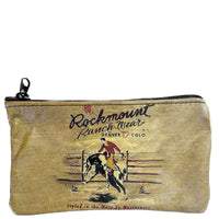 Rockmount Bronc Leather Western Cosmetic Purse