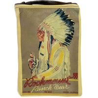 Vintage Indian Chief Leather Western Purse