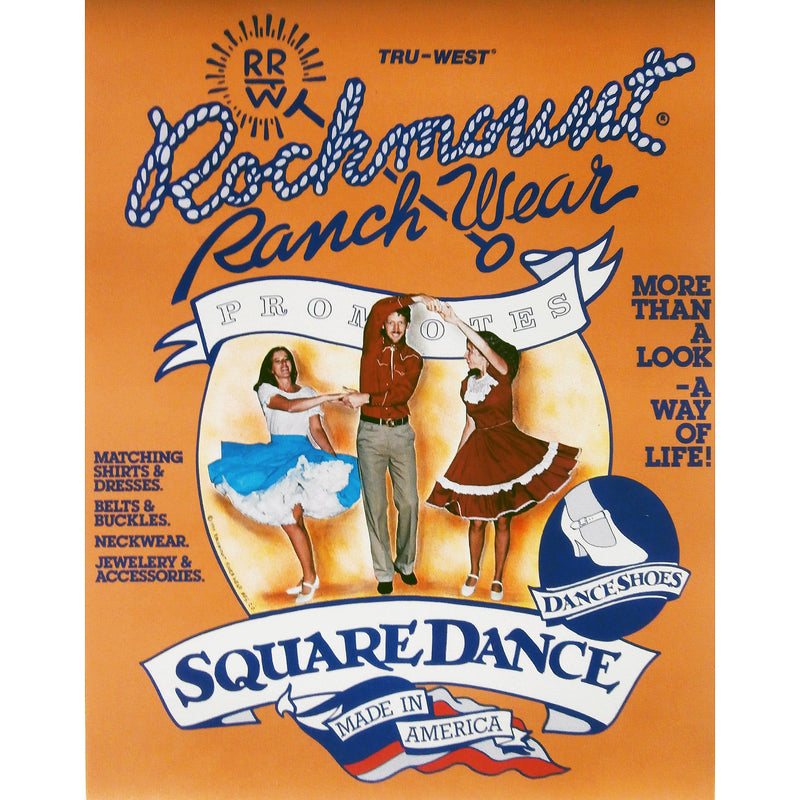 Rockmount Square Dance "A Way of Life" Western Poster