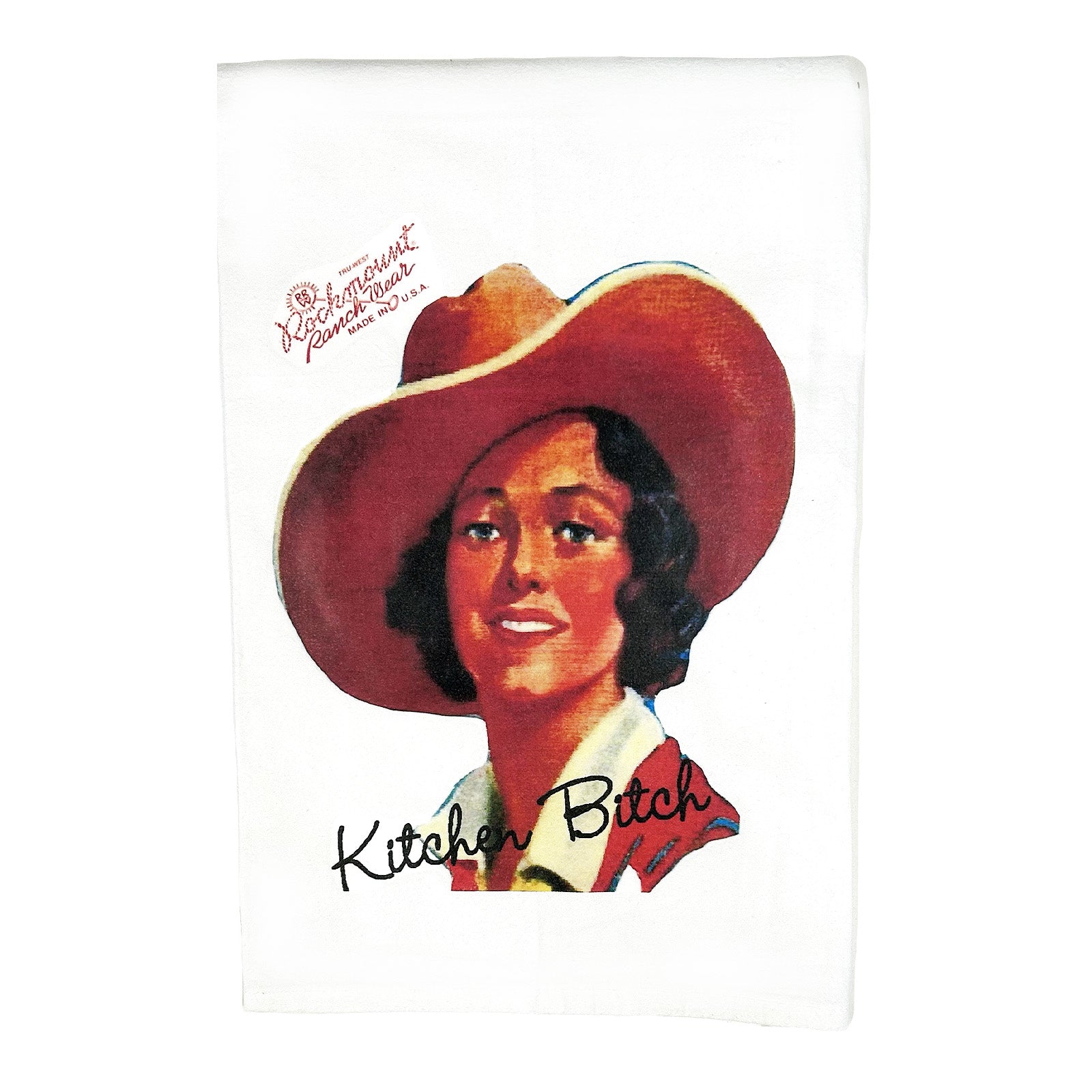 Rockmount Kitchen B*tch Western Tea Towel