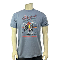 Men's Denim  Rockmount Bronc 100% Cotton Western T-Shirt
