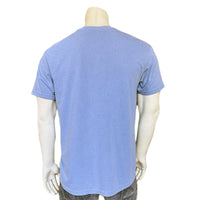 Men's Blue 100% Cotton Chief Western T-Shirt