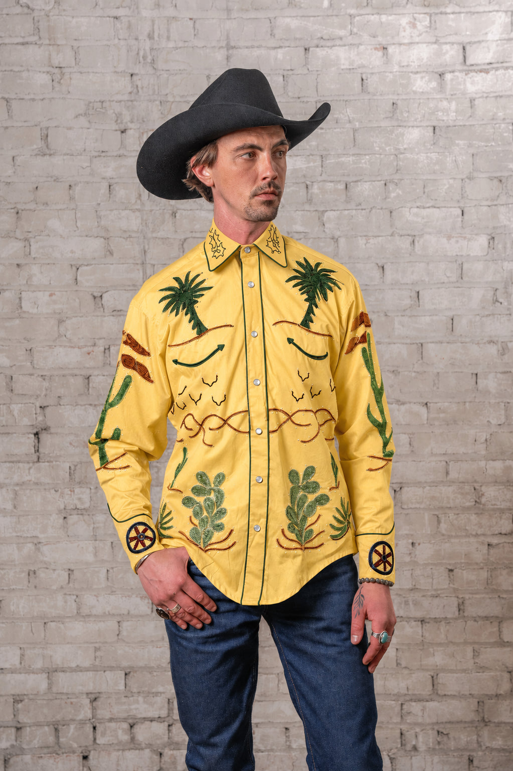 Rockmount Men's Gold Porter Wagoner Vintage Western Shirt