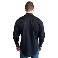 Men's Black Classic Quarter Horse Western Shirt - Rockmount