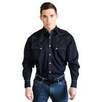 Men's Black Classic Quarter Horse Western Shirt - Rockmount