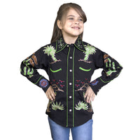 Kid's Embroidered Porter Wagoner Vintage Western Shirt - Rockmount
